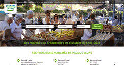 Desktop Screenshot of marches-producteurs.com